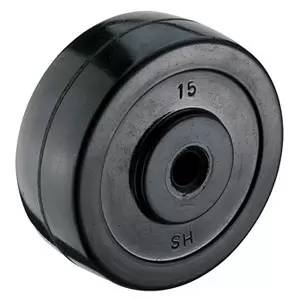 2-1/2" x 1"全硬實心橡膠輪