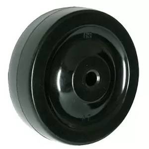 4" x 1-1/4"內硬外軟實心橡膠輪